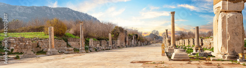 State agora near library of Celsus in ancient city of Ephesus