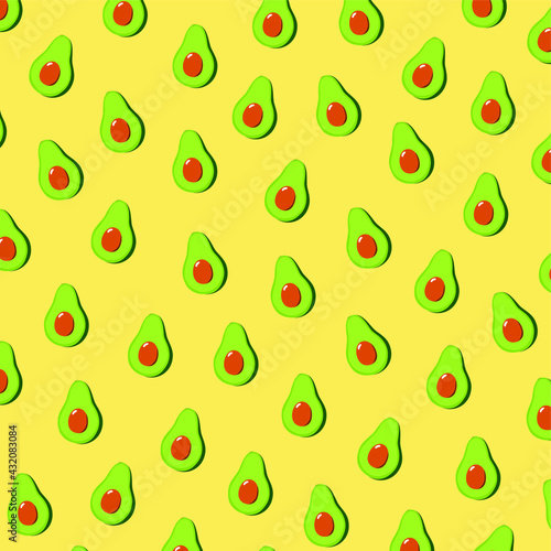 An Avocado background same as the previous one but without the strokes.