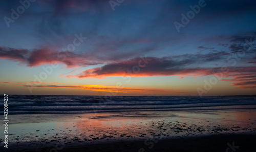 sunset at the beach © Martin Cavallero
