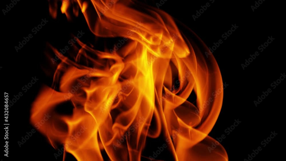 Fire in super slow motion isoélated on black, shooting with high speed cinema camera in 4K. Fire in super slow motion isoélated on black, shooting with high speed cinema camera in 4K.