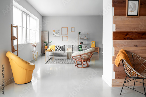 Interior of modern living room