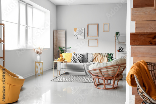 Interior of modern living room