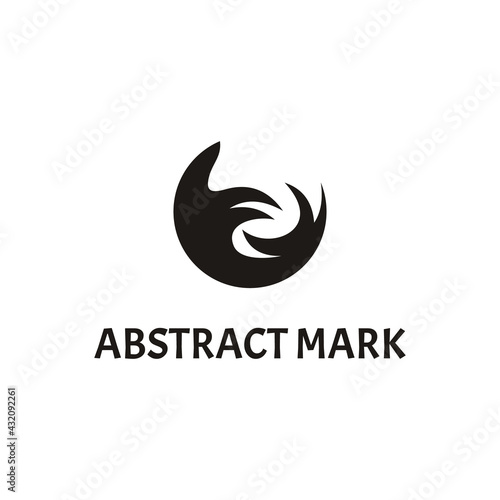 abstract logo design illustration