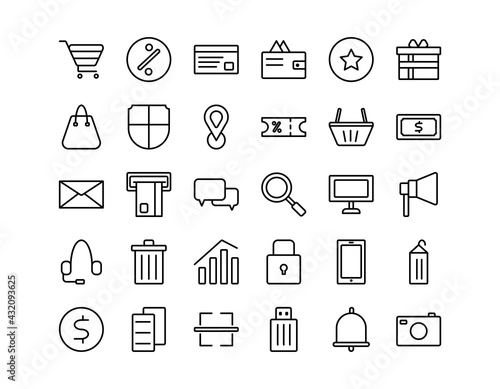 buy lots of electronic equipment through online shops