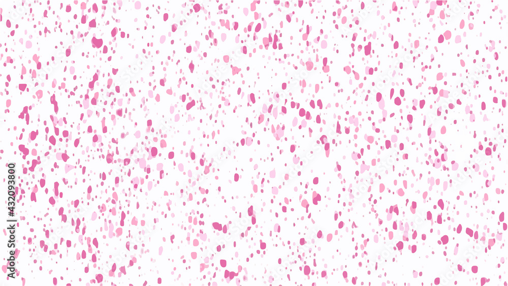 Pink blots watercolor background, illustration vector.