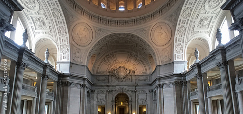 Photography Breathtaking Beaux-Arts architecture and baroque stucco interiors inside San Fra