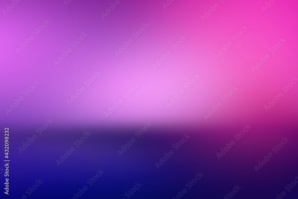 Fototapeta premium Pink, blue, purple, violet gradient blurred banner. empty romantic background. abstract texture.gentle classic and . dark surface colorful