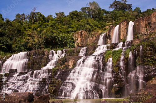 Pongour waterfall  Central Highlands of Vietnam  Southeast Asia