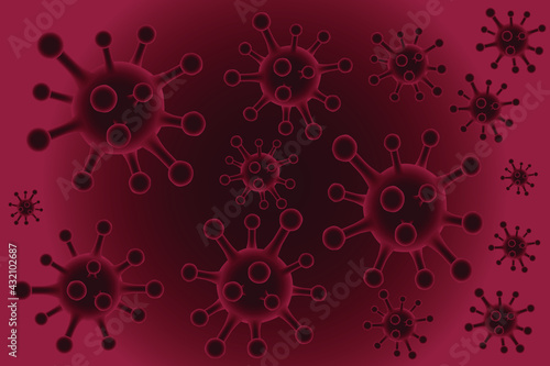 Coronavirus disease COVID-19. Viral epidemics are transmitted by breath, saliva droplets, and exposure.