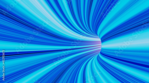 abstract 3d scifi blue background with speed lines for product backgrounds or data visualizations