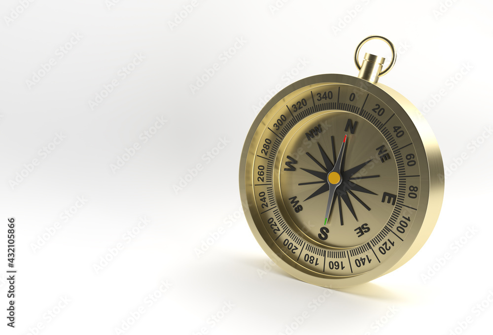 Turquoise Compass 3d Render illustration. Turquoise Compass 3d Render illustration.