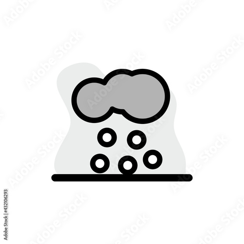 Snow Weather Vector Conceptual Icon Design Illustration