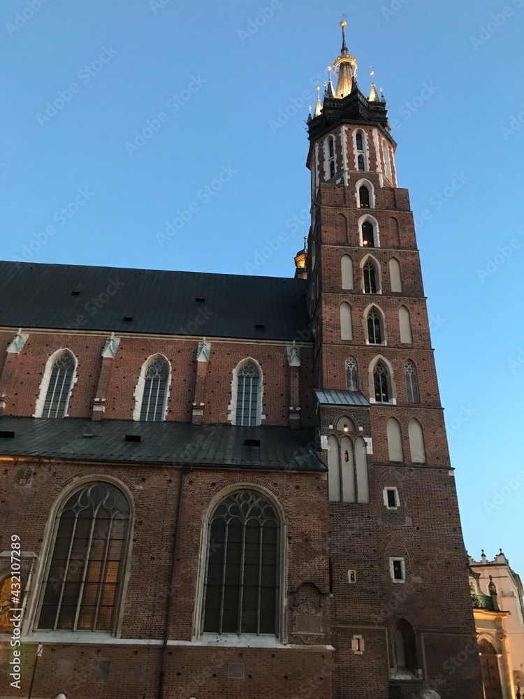 St. Maria cathedral, Krakow, Poland 