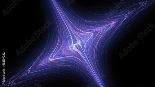 Futuristic flux capacitor abstract background