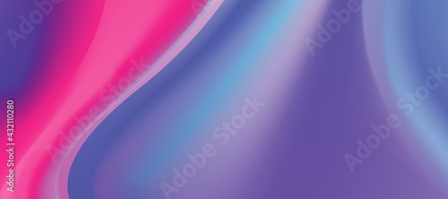 Web header background design with liquid blue and pink paint flow. Abstract fluid background for website, brochure, banner, poster.