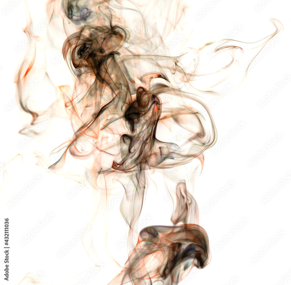 Smoke on a white background. Smoke on a white background.