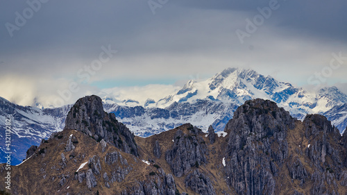 Monte disgrace in the Western Rhaith Alps in Italy