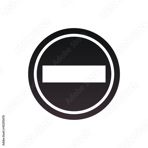 Free Download minus symbol for no entry warning, - GFXLoad
