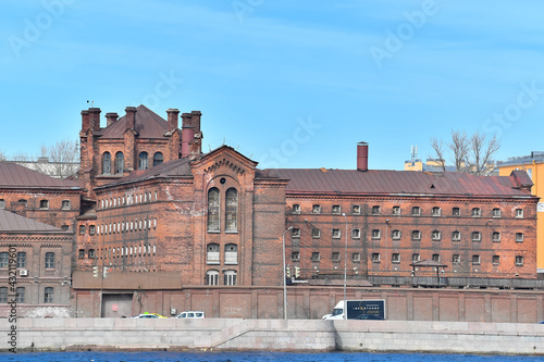 Turma in St. Petersburg. turma petersburg. old prison, maximum security colony, Colony, place of deprivation of liberty, serving time, prisoner, arrest, court, Turma, castle, embankment turma photo