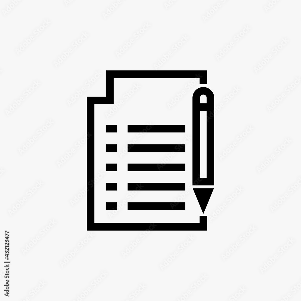 Document icon vector. File icon illustration Document icon vector. File icon illustration