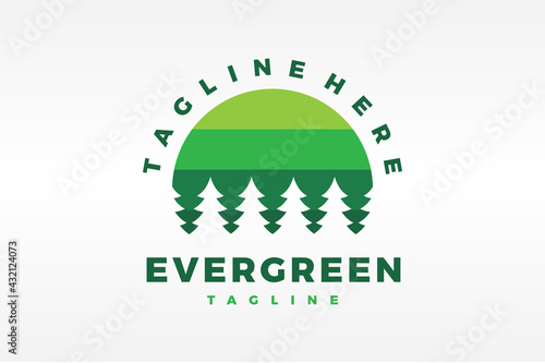 evergreen tree logo