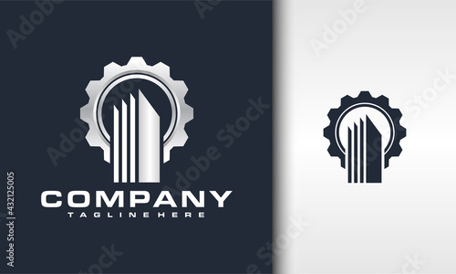 city building gear logo
