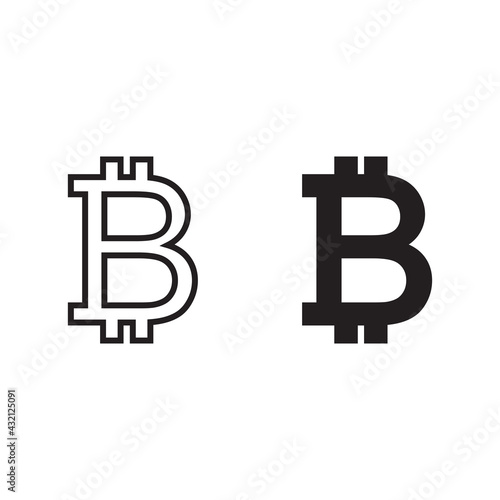 Bitcoin vector logo