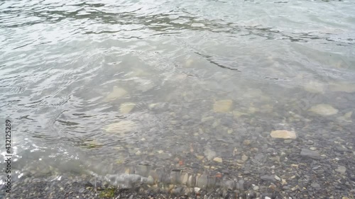 clear water in the lake
