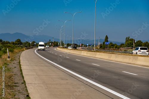 Batumi-Tbilisi highway in Georgia