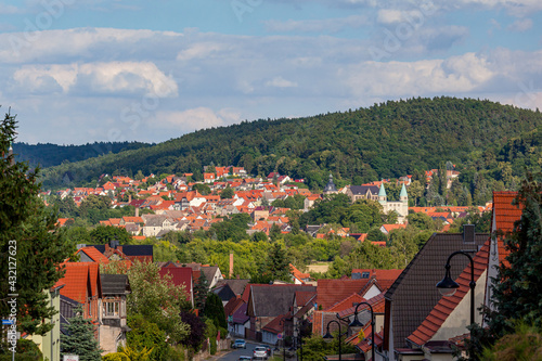 Blick nach Gernrode im Harz