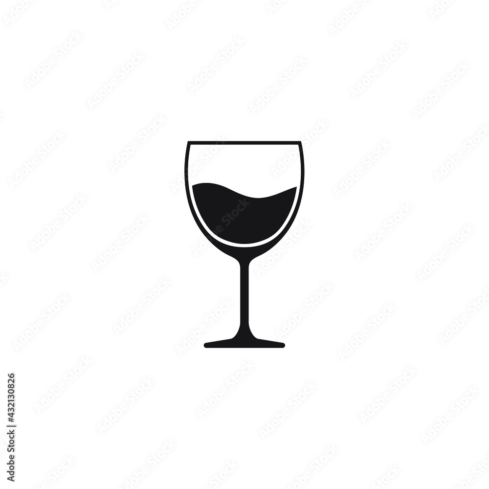 Wine glass icon Wine glass icon
