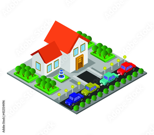 Isometric house