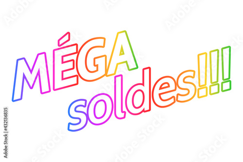 Soldes " MÉGA soldes !!! " Arc-en-ciel