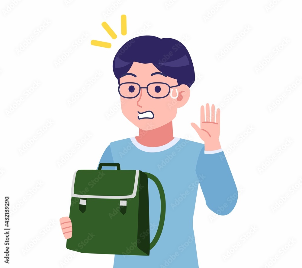 メガネを掛けた若い男性 メガネを掛けた若い男性