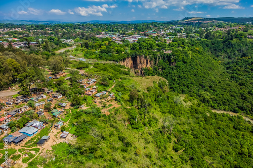 Aerial View of Low income housing near Howick Falls