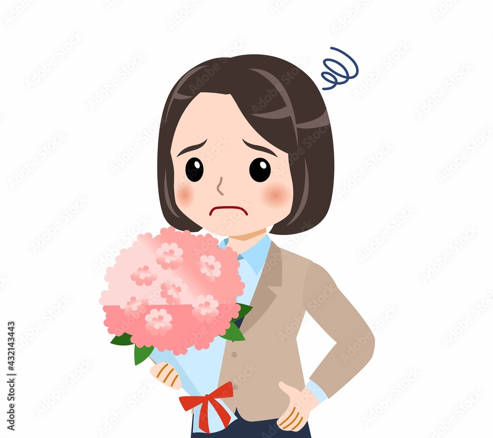 スーツを着た若い女性 スーツを着た若い女性
