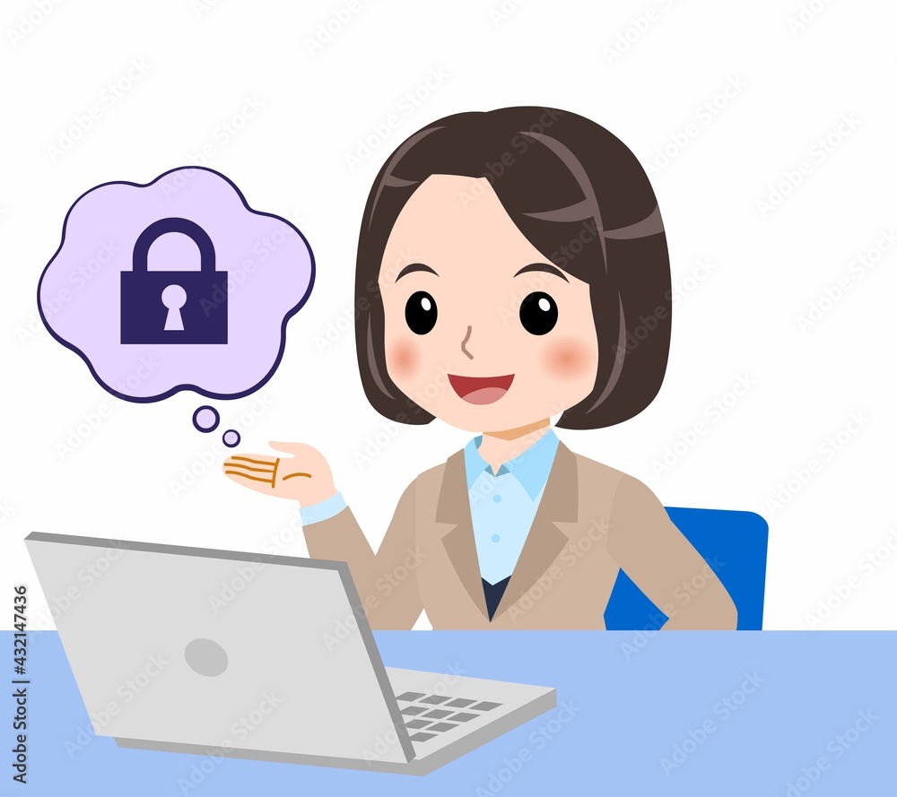 スーツを着た若い女性 スーツを着た若い女性