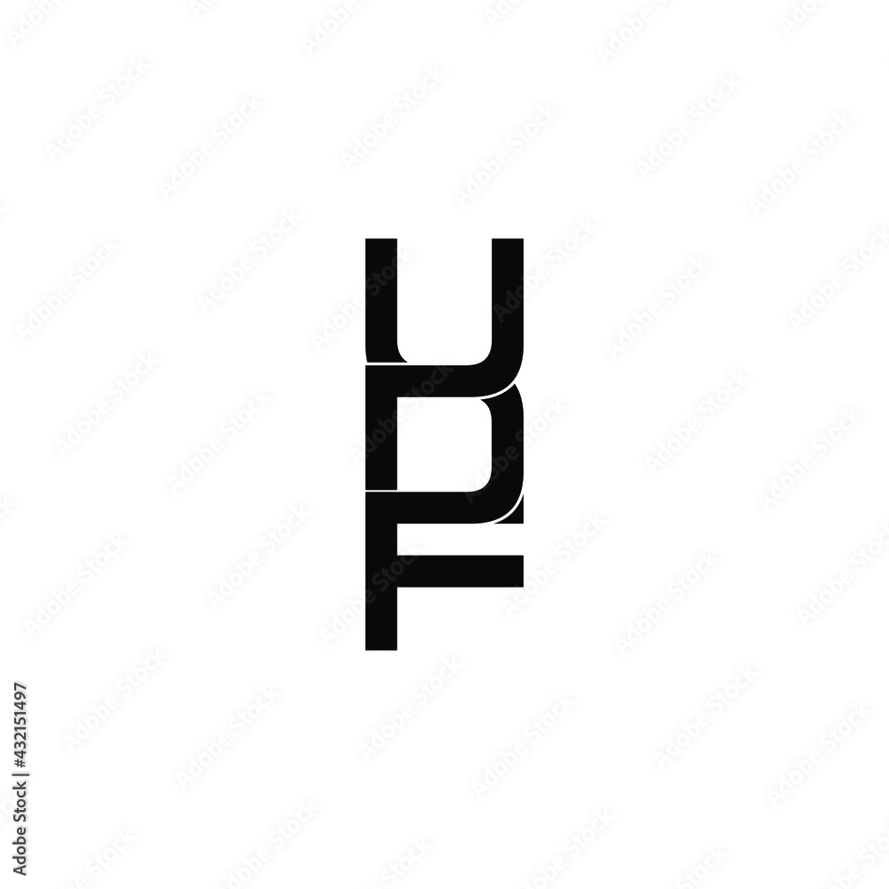 udf letter original monogram logo design udf letter original monogram logo design