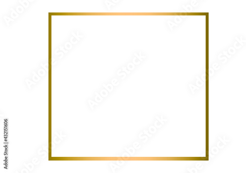 złota rama, złoty element, złoty kolor, ramka, złoty kwadrat, ramki