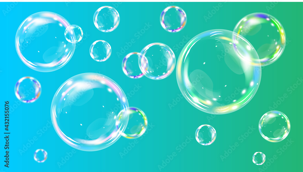 bubbles in the air