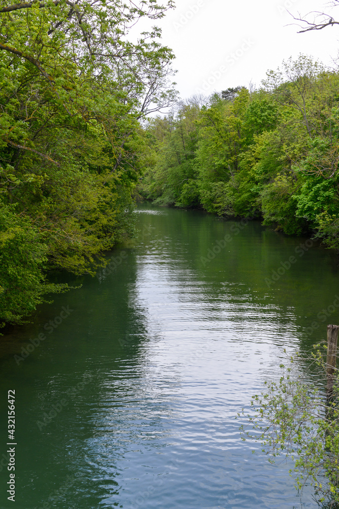 Les Mazières, chemin de randonnée, La Seine, Draveil, 91, Essonne