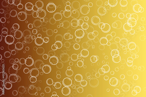 Orange bubbles background