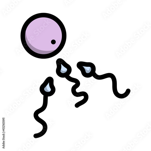 Sperm And Egg Cell Icon