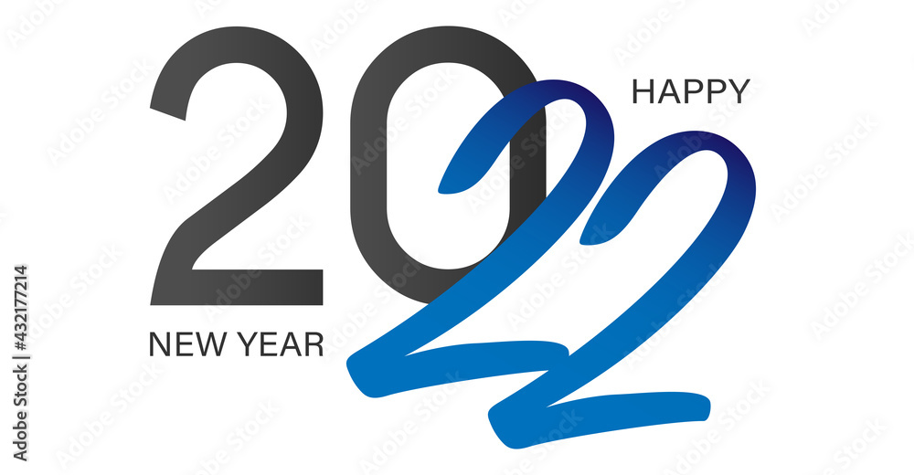 Obraz premium 2022 Happy new Year Vector Background