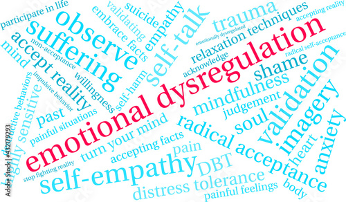 Emotional Dysregulation Word Cloud