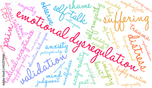 Emotional Dysregulation Word Cloud
