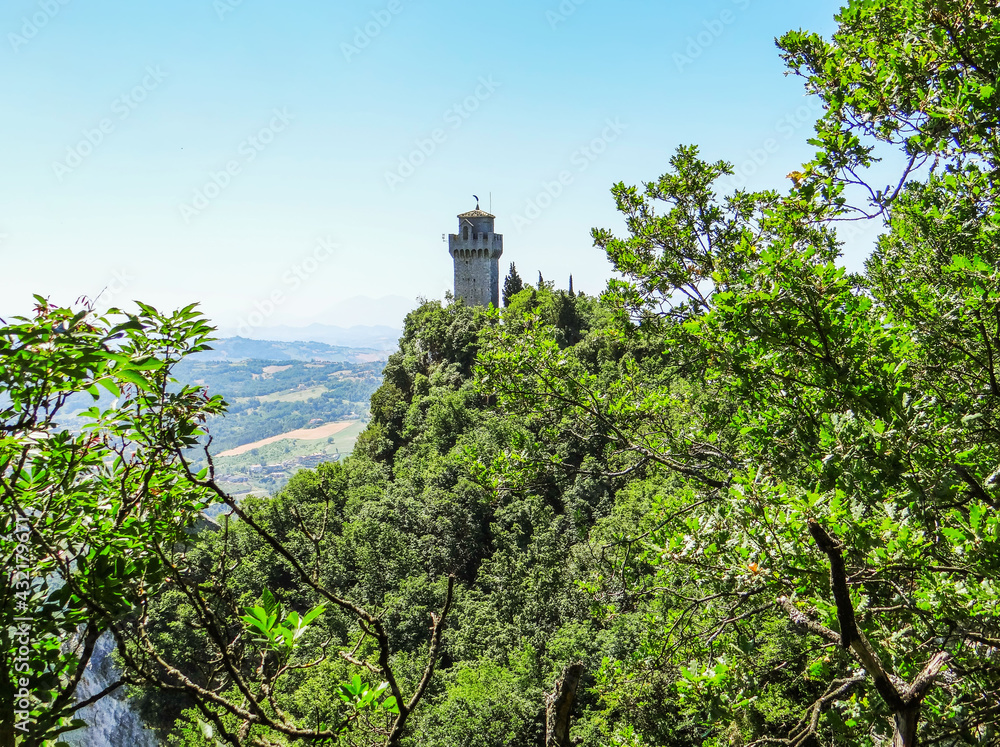 Tower Montale or Terza-Torre. Republic of San Marino