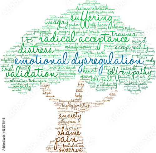 Emotional Dysregulation Word Cloud