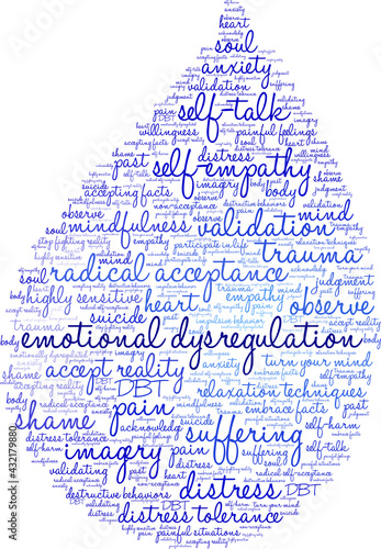 Emotional Dysregulation Word Cloud