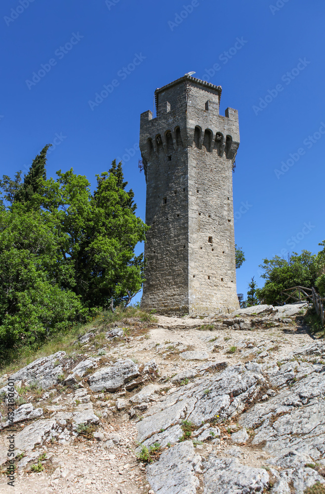 Tower Montale or Terza-Torre. Republic of San Marino